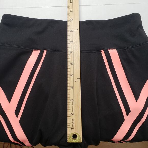 Justice Active Leggings Girls Size 14/16 Black Pink Mesh Athletic Full Length - Picture 6 of 15